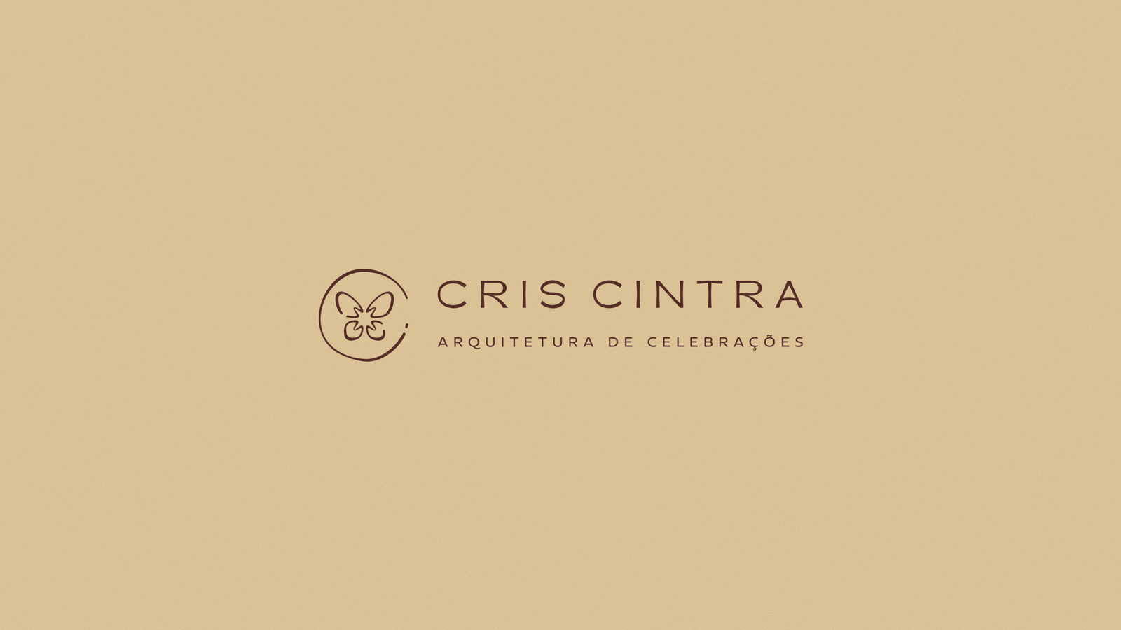 Identidade visual para Cris Cintra, arquiteto de celebrações